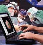 摄护腺植入过程中辐射剂量分布的电脑评估图片